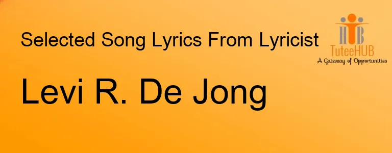 Levi R. De Jong