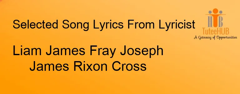 Liam James Fray Joseph James Rixon Cross