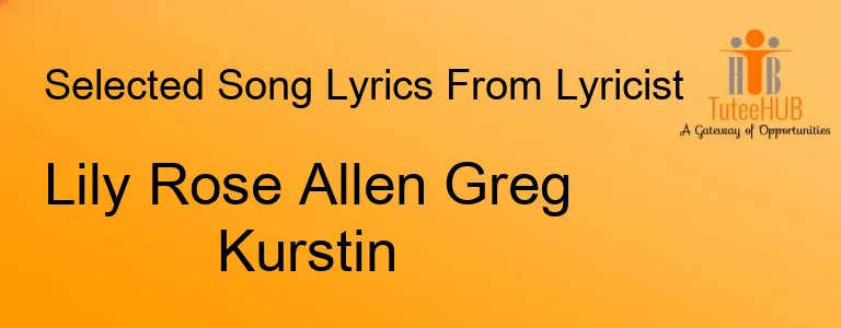 Lily Rose Allen Greg Kurstin