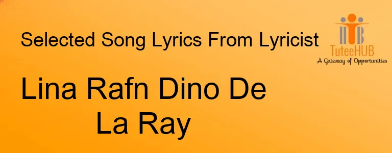 Lina Rafn Dino De La Ray