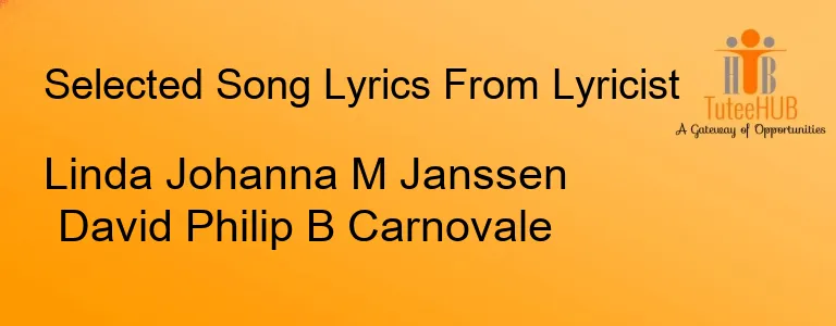 Linda Johanna M Janssen David Philip B Carnovale