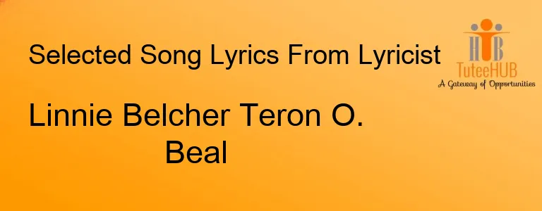 Linnie Belcher Teron O. Beal