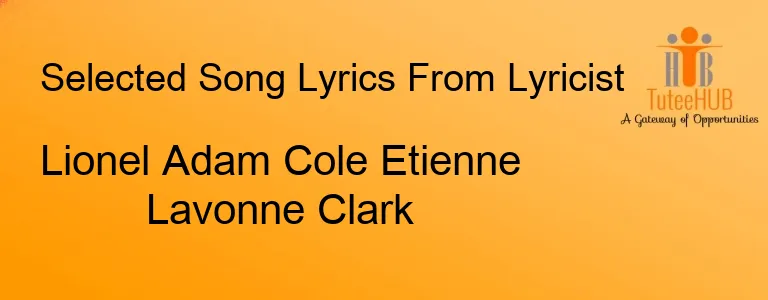 Lionel Adam Cole Etienne Lavonne Clark
