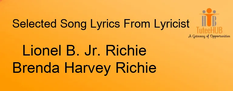 Lionel B. Jr. Richie Brenda Harvey Richie