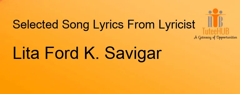 Lita Ford K. Savigar