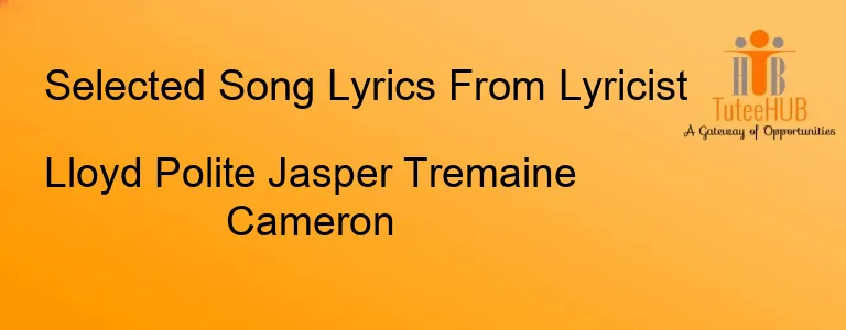 Lloyd Polite Jasper Tremaine Cameron
