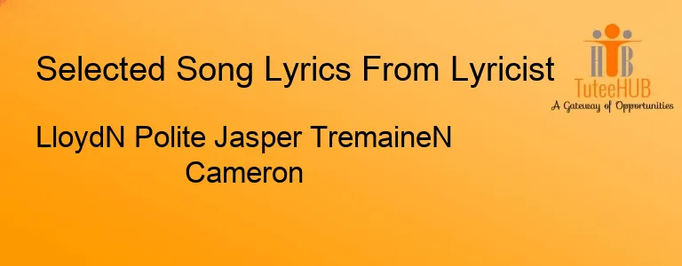 LloydN Polite Jasper TremaineN Cameron