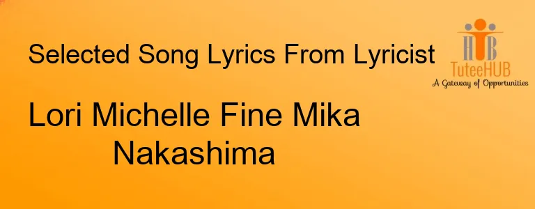 Lori Michelle Fine Mika Nakashima