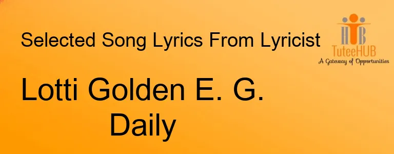 Lotti Golden E. G. Daily