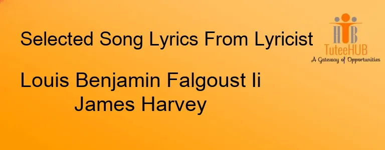 Louis Benjamin Falgoust Ii James Harvey