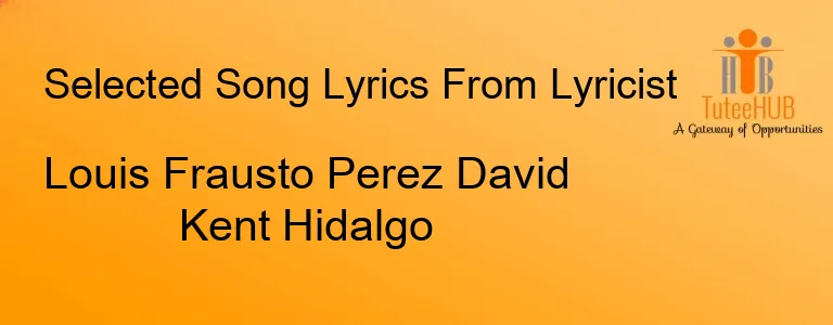 Louis Frausto Perez David Kent Hidalgo