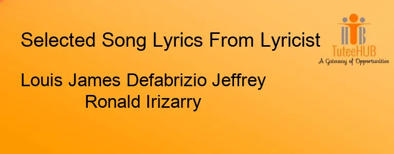 Louis James Defabrizio Jeffrey Ronald Irizarry