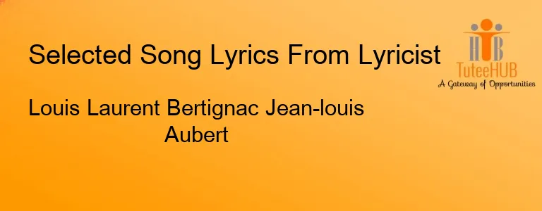 Louis Laurent Bertignac Jean-louis Aubert