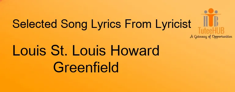 Louis St. Louis Howard Greenfield