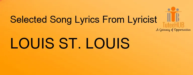 LOUIS ST. LOUIS