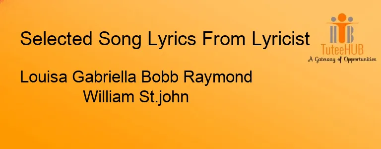 Louisa Gabriella Bobb Raymond William St.john