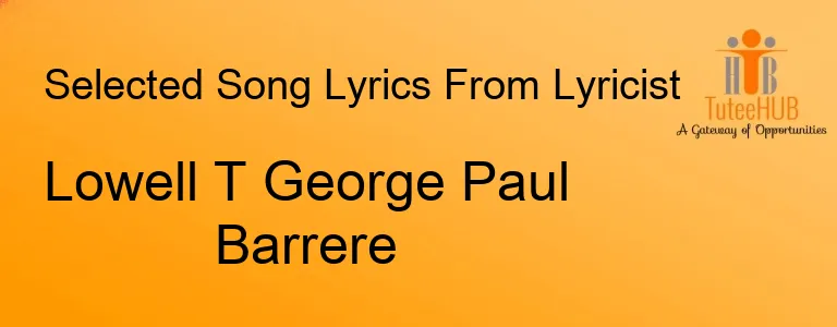 Lowell T George Paul Barrere