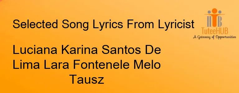 Luciana Karina Santos De Lima Lara Fontenele Melo Tausz