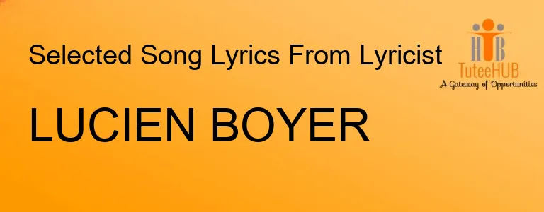 LUCIEN BOYER