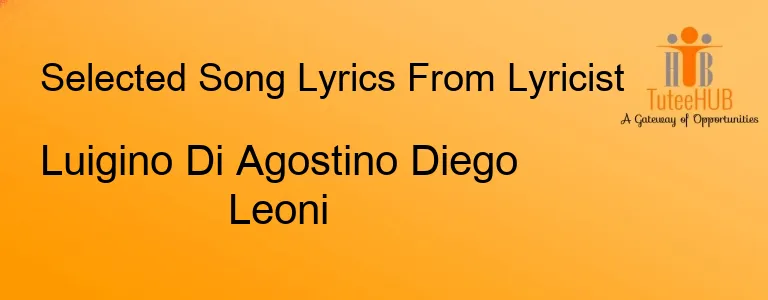 Luigino Di Agostino Diego Leoni