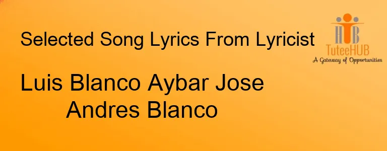 Luis Blanco Aybar Jose Andres Blanco