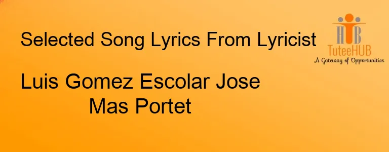 Luis Gomez Escolar Jose Mas Portet