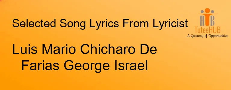 Luis Mario Chicharo De Farias George Israel