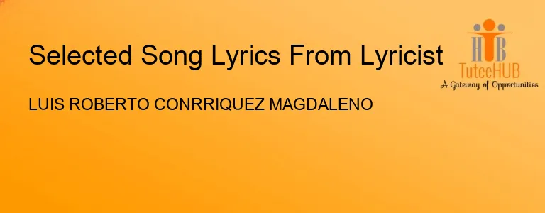 LUIS ROBERTO CONRRIQUEZ MAGDALENO