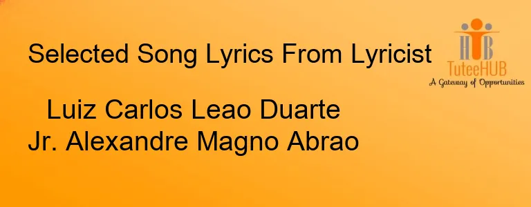 Luiz Carlos Leao Duarte Jr. Alexandre Magno Abrao