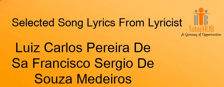 Luiz Carlos Pereira De Sa Francisco Sergio De Souza Medeiros