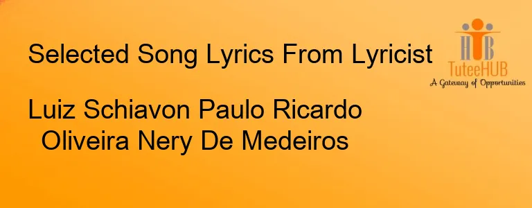 Luiz Schiavon Paulo Ricardo Oliveira Nery De Medeiros