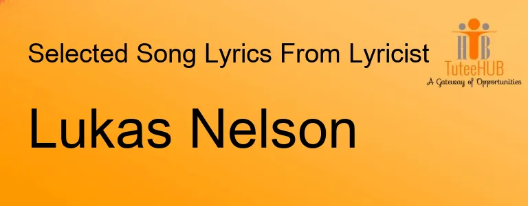 Lukas Nelson