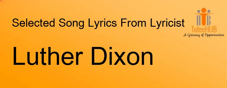 Luther Dixon