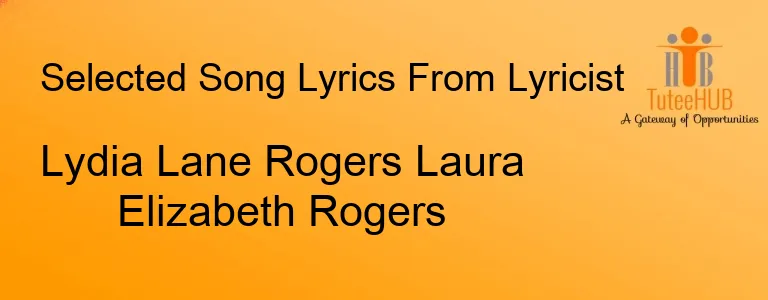 Lydia Lane Rogers Laura Elizabeth Rogers