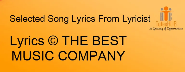 Lyrics © THE BEST MUSIC COMPANY