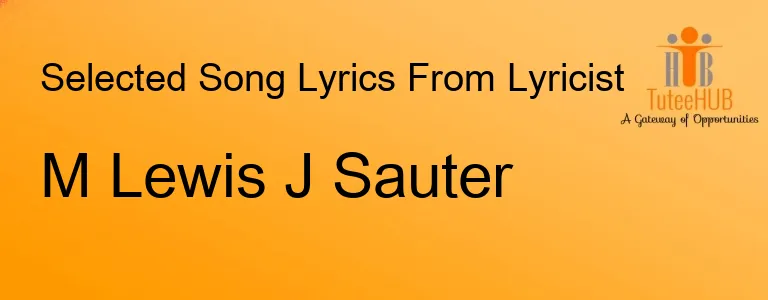 M Lewis J Sauter