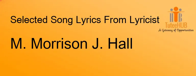 M. Morrison J. Hall