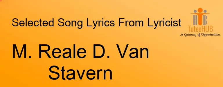 M. Reale D. Van Stavern