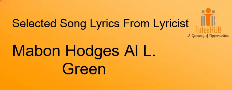 Mabon Hodges Al L. Green
