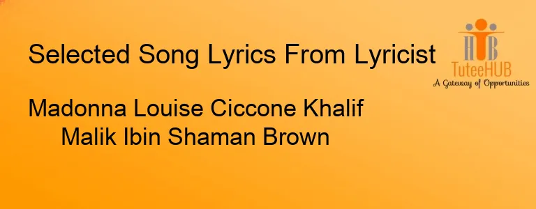 Madonna Louise Ciccone Khalif Malik Ibin Shaman Brown