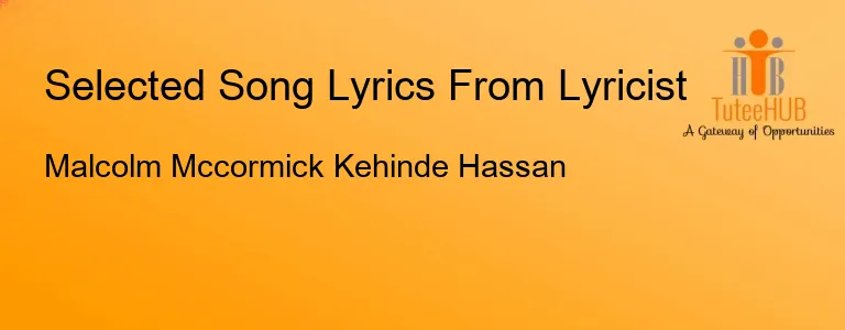 Malcolm Mccormick Kehinde Hassan