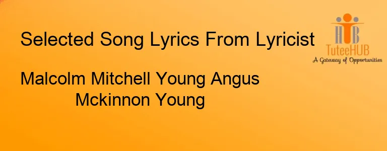 Malcolm Mitchell Young Angus Mckinnon Young