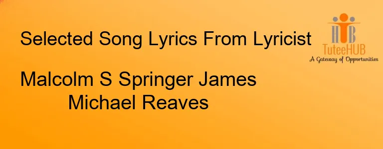 Malcolm S Springer James Michael Reaves