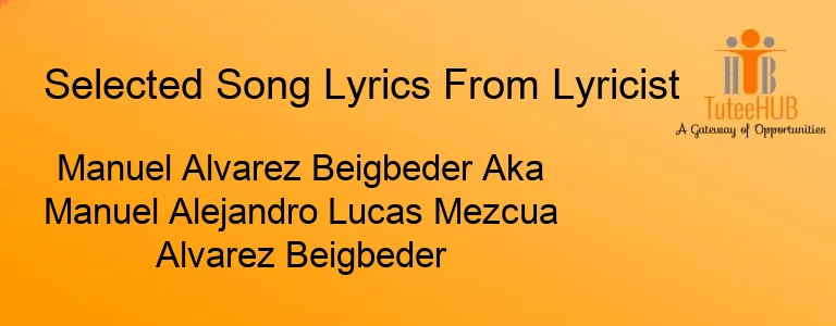 Manuel Alvarez Beigbeder Aka Manuel Alejandro Lucas Mezcua Alvarez Beigbeder