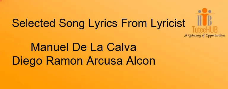 Manuel De La Calva Diego Ramon Arcusa Alcon