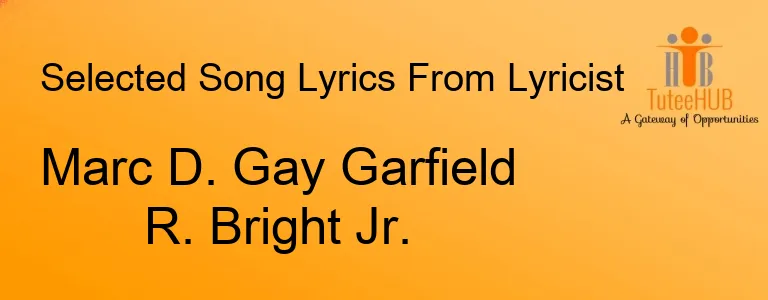 Marc D. Gay Garfield R. Bright Jr.
