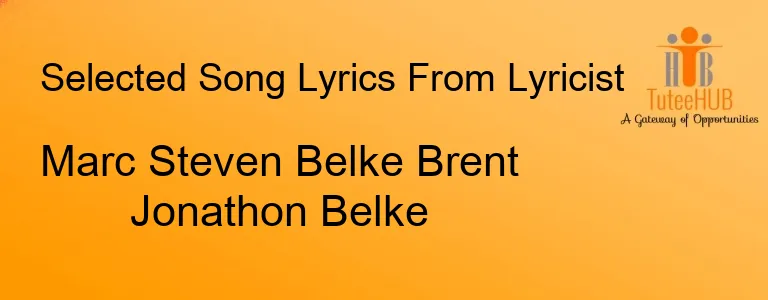 Marc Steven Belke Brent Jonathon Belke