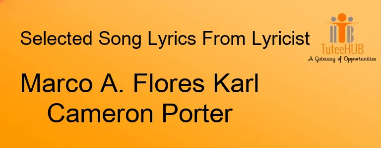 Marco A. Flores Karl Cameron Porter