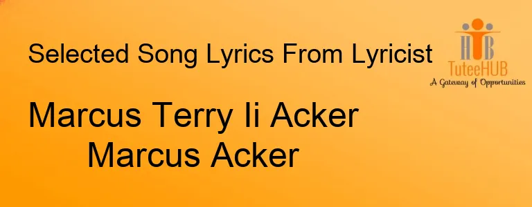 Marcus Terry Ii Acker Marcus Acker