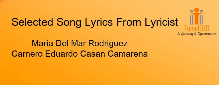 Maria Del Mar Rodriguez Carnero Eduardo Casan Camarena